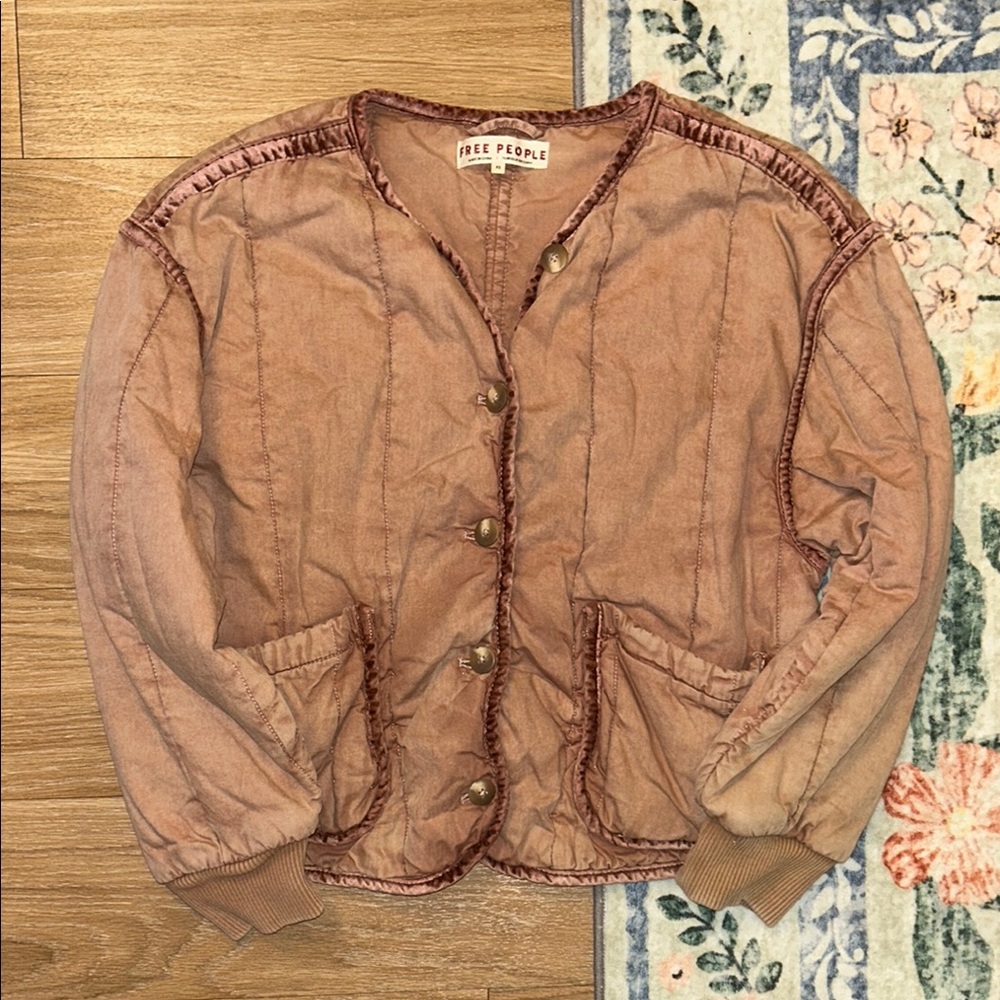Free People Women's Pink Jacket